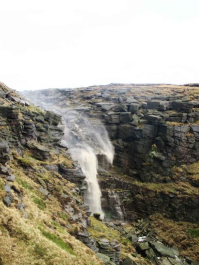 7th November, 2015, Kinder scout. waterfall